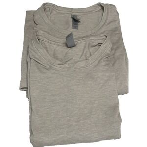 Next Level Apparel T-Shirt Unisex Small Large Oatmeal Heather Beige Basic Tee